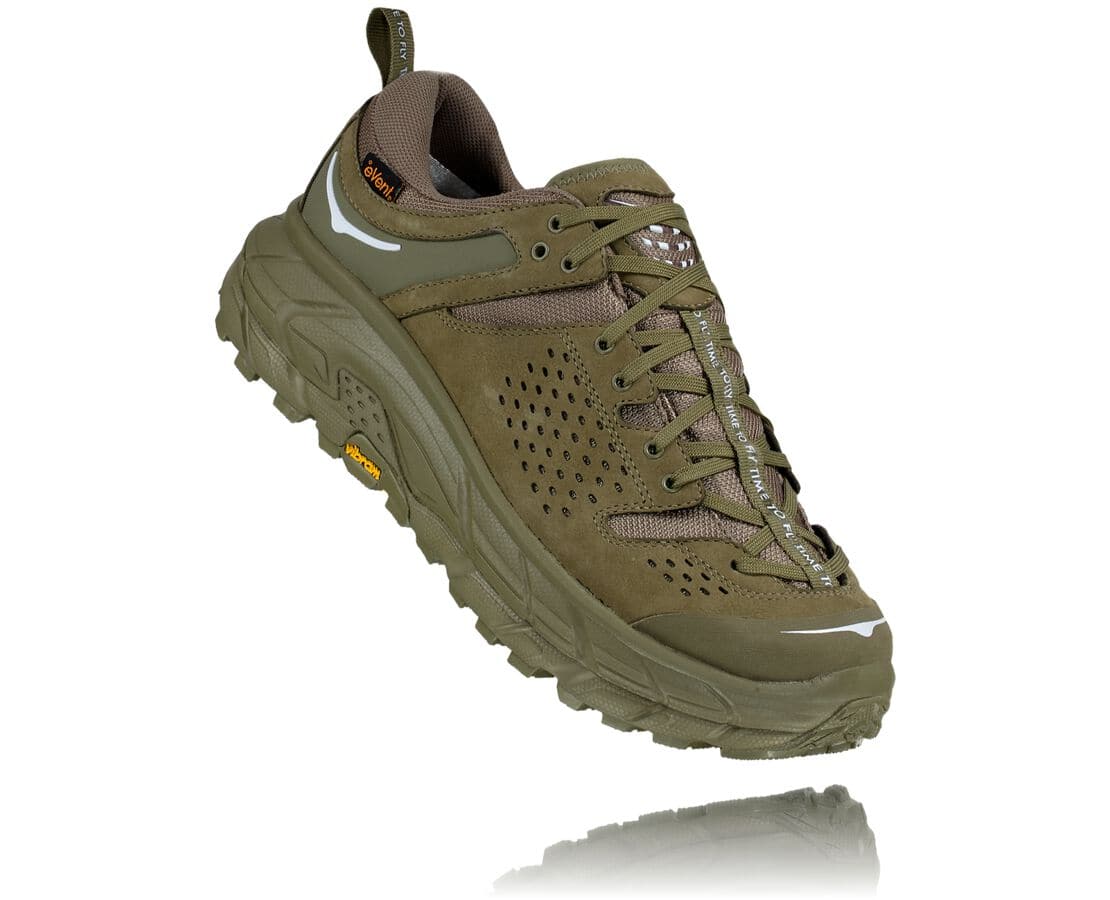 Hoka One One Tor Ultra Low Wp Jp Herren Trailrunning Schuhe Olivgrün | (DE-3017RXLYD)